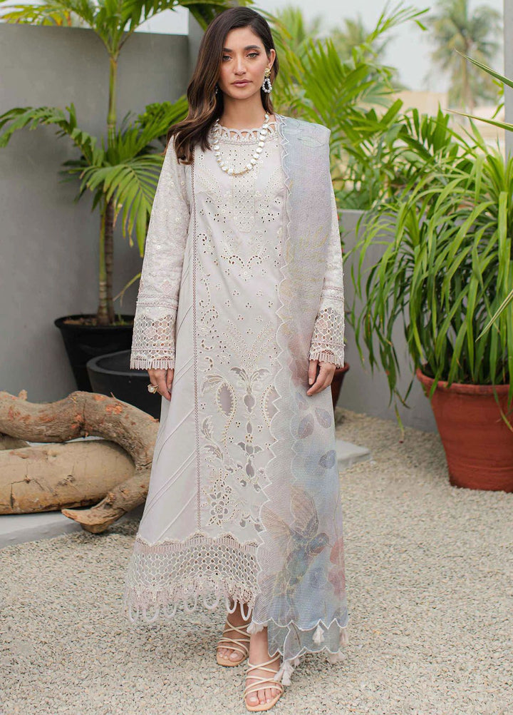 Qalamkar Embroidered Lawn Suits Unstitched 3 Piece QLM24Q JK-08 Aurelia - Summer Collection