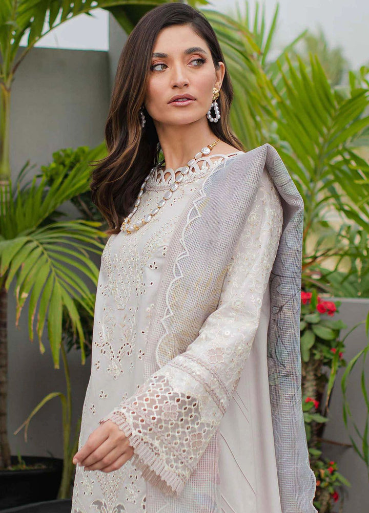 Qalamkar Embroidered Lawn Suits Unstitched 3 Piece QLM24Q JK-08 Aurelia - Summer Collection