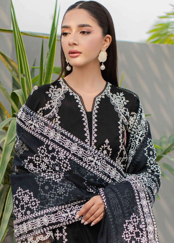 Qalamkar Embroidered Lawn Suits Unstitched 3 Piece QLM24Q JK-09 Evadne - Summer Collection