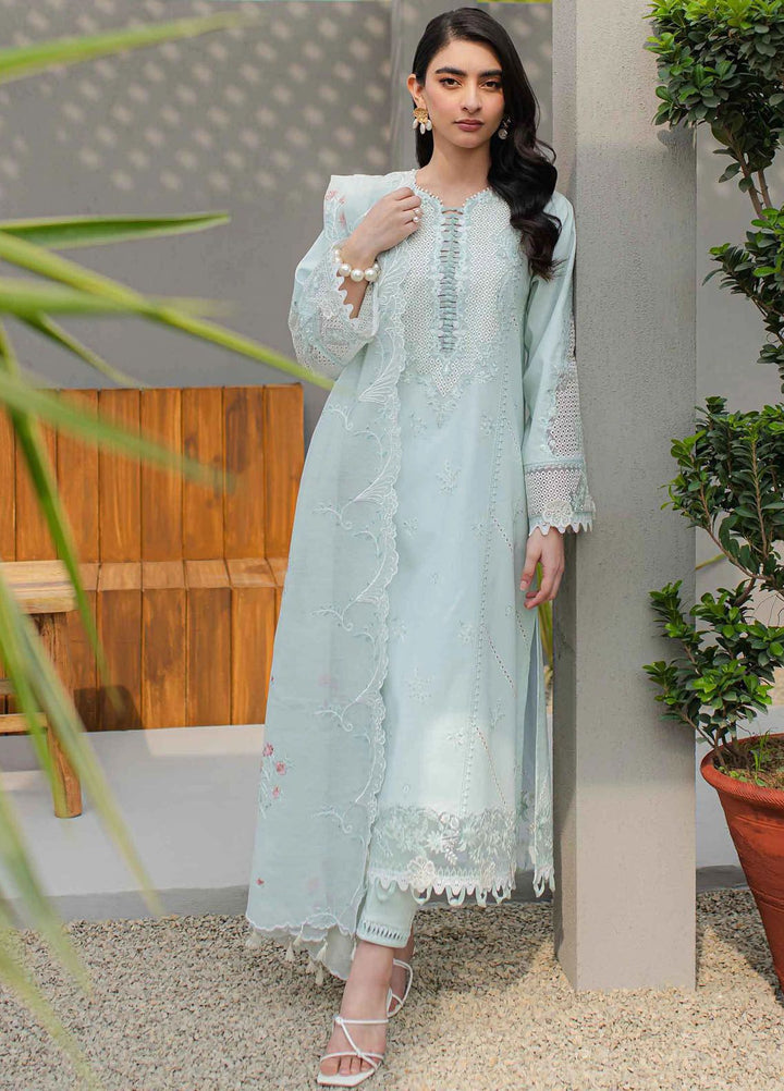 Qalamkar Embroidered Lawn Suits Unstitched 3 Piece QLM24Q JK-12 Siofra - Summer Collection