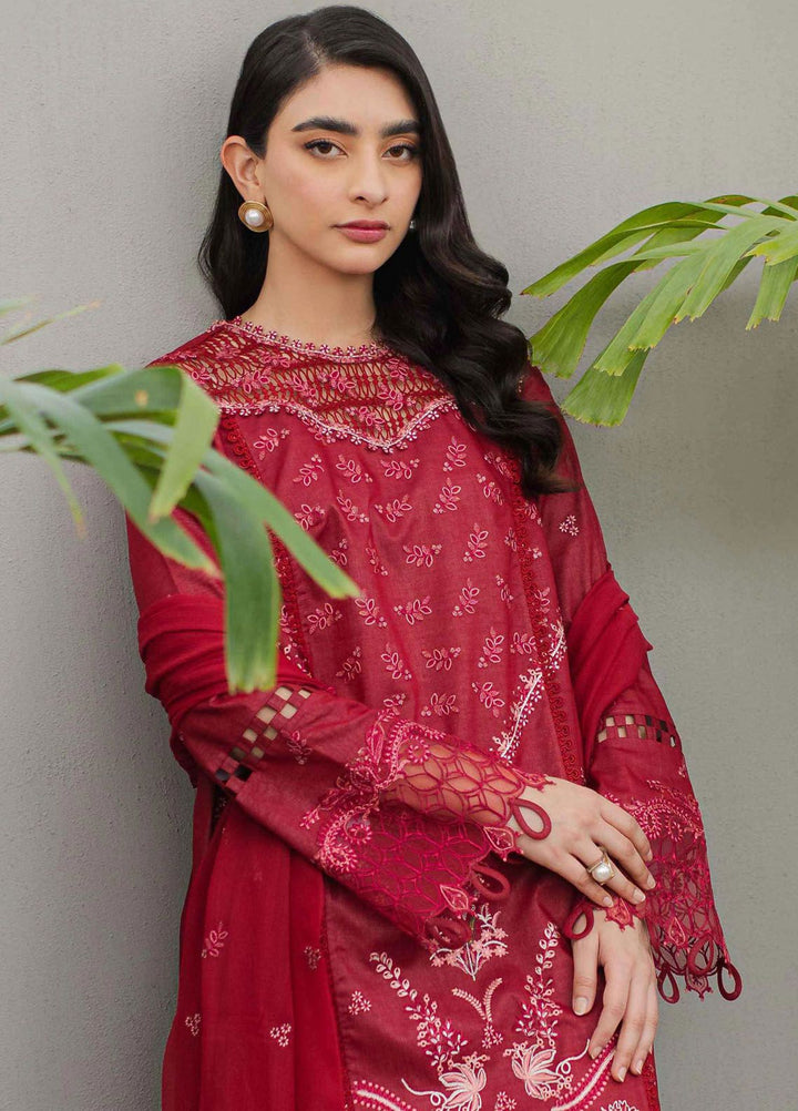 Qalamkar Embroidered Lawn Suits Unstitched 3 Piece QLM24Q JK-14 Manon - Summer Collection