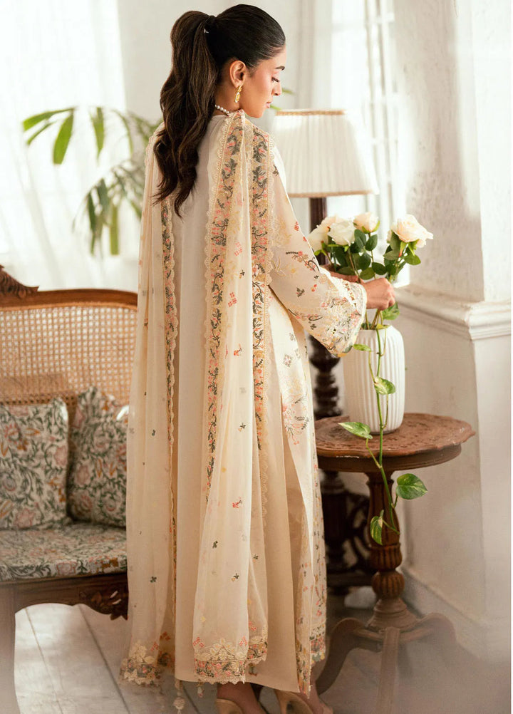 Qalamkar Embroidered Lawn Suits Unstitched 3 Piece QLM25LL SB-01 Rina - Summer Collection