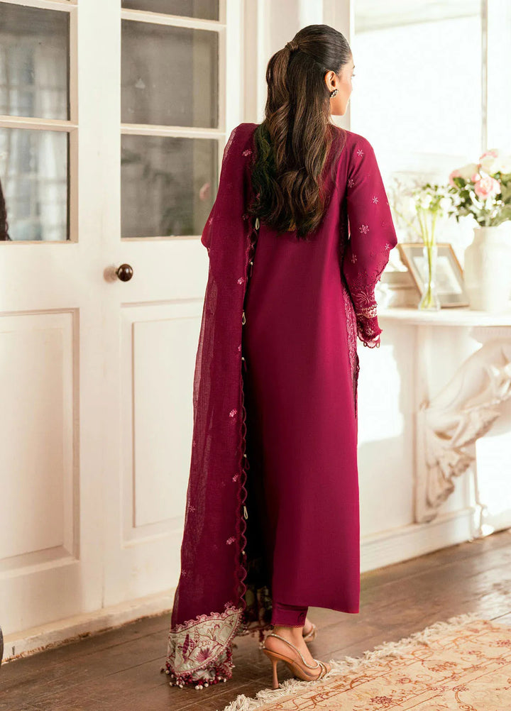 Qalamkar Embroidered Lawn Suits Unstitched 3 Piece QLM25LL SB-02 Sameen - Summer Collection