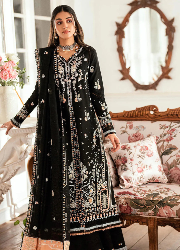 Qalamkar Embroidered Lawn Suits Unstitched 3 Piece QLM25LL SB-03 Misha - Summer Collection
