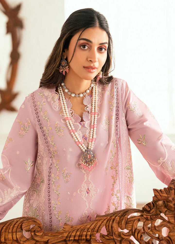 Qalamkar Embroidered Lawn Suits Unstitched 3 Piece QLM25LL SB-06 Komal - Summer Collection