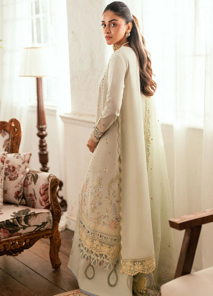 Qalamkar Embroidered Lawn Suits Unstitched 3 Piece QLM25LL SB-08 Rimsha - Summer Collection