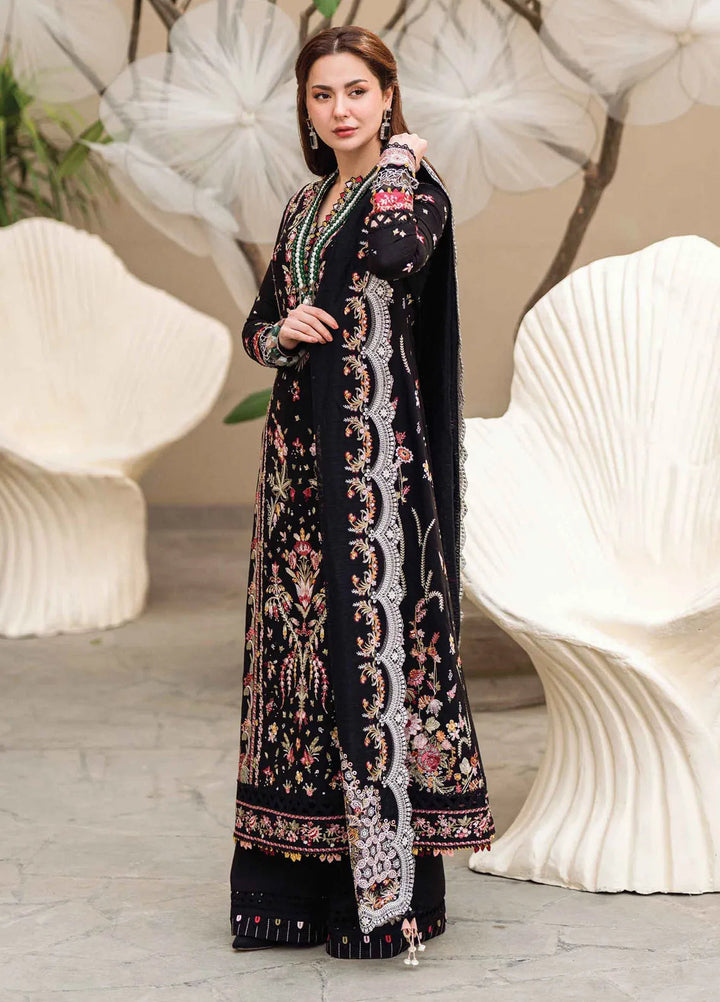 Qalamkar Embroidered Lawn Suits Unstitched 3 Piece QLM25SL FK-15 Hannah - Summer Collection