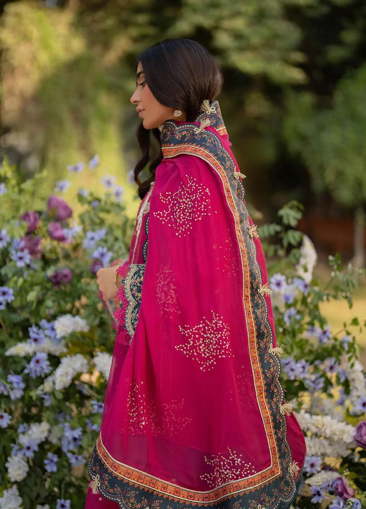 Qalamkar Embroidered Silk Suits Unstitched 3 Piece QLM24LS UA-01 ELIA - Luxury Collection