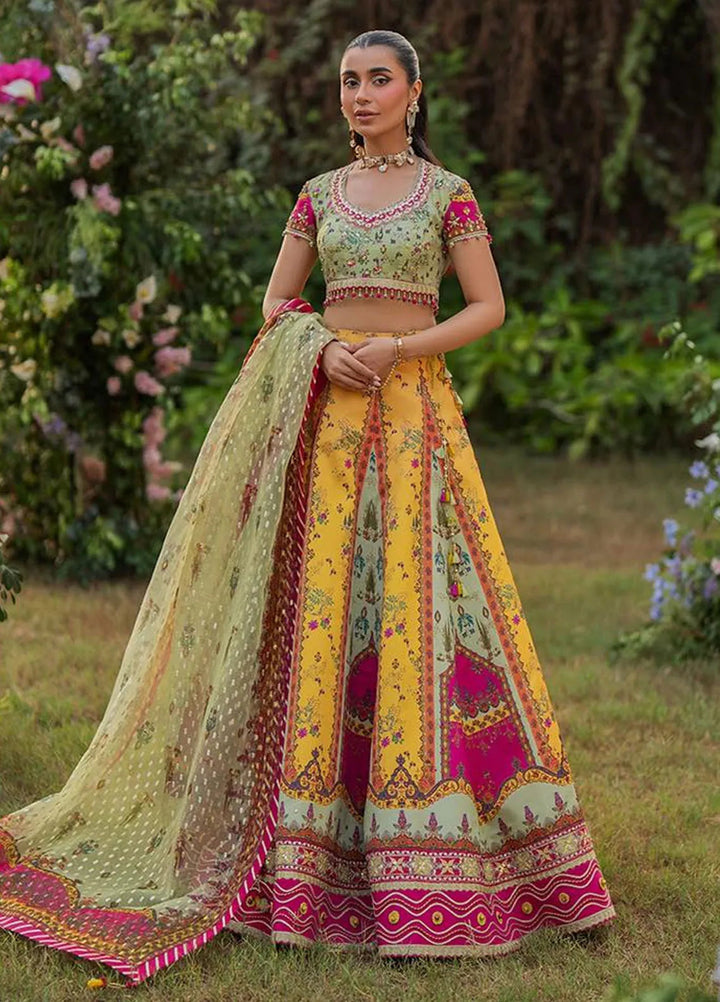 Qalamkar Embroidered Silk Suits Unstitched 3 Piece QLM24LS UA-08 LUNA - Luxury Collection