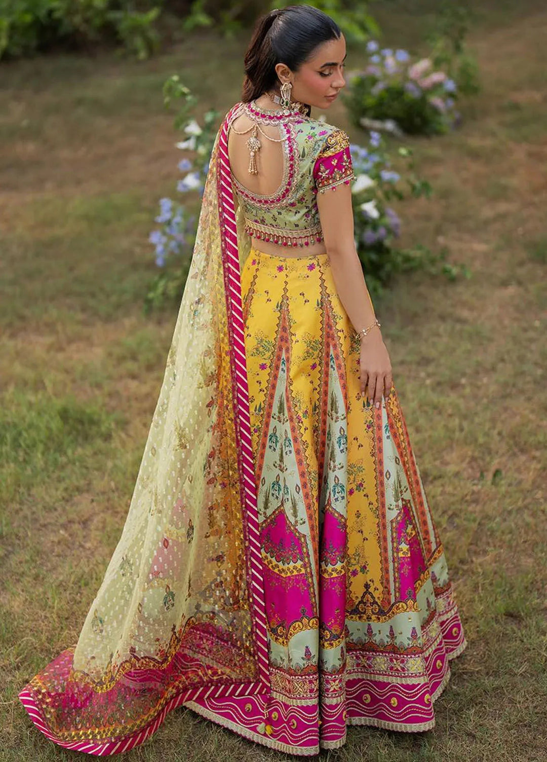 Qalamkar Embroidered Silk Suits Unstitched 3 Piece QLM24LS UA-08 LUNA - Luxury Collection