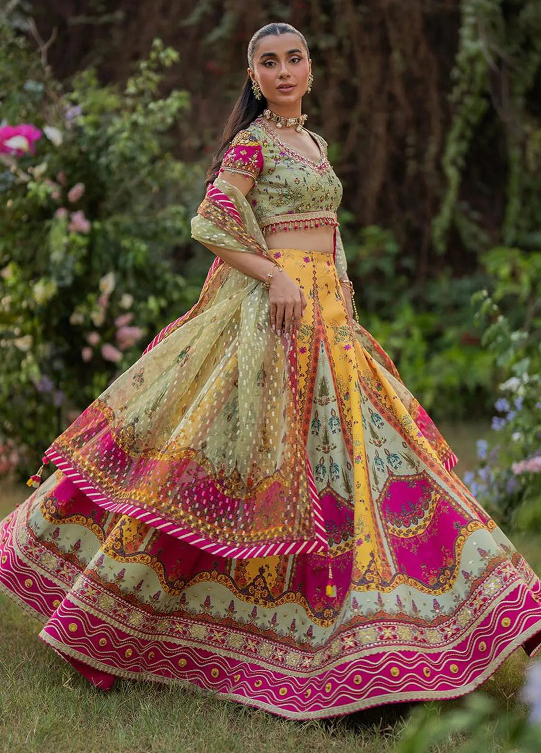 Qalamkar Embroidered Silk Suits Unstitched 3 Piece QLM24LS UA-08 LUNA - Luxury Collection