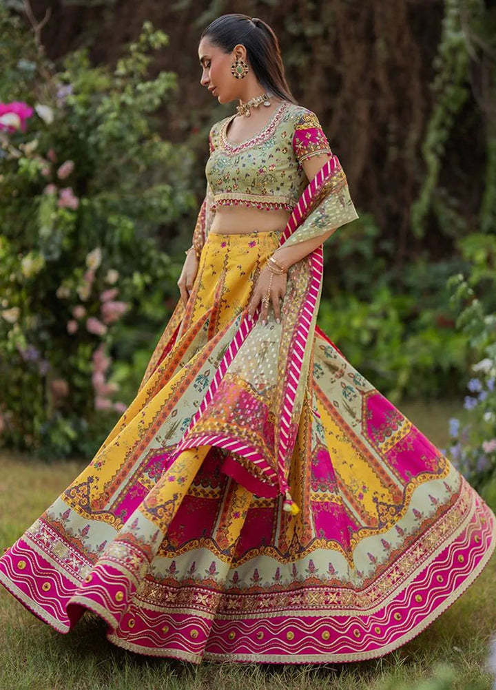 Qalamkar Embroidered Silk Suits Unstitched 3 Piece QLM24LS UA-08 LUNA - Luxury Collection