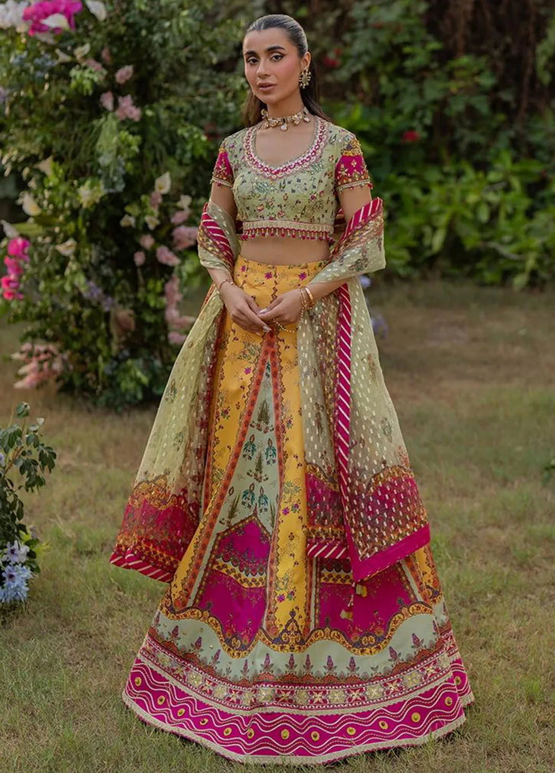 Qalamkar Embroidered Silk Suits Unstitched 3 Piece QLM24LS UA-08 LUNA - Luxury Collection