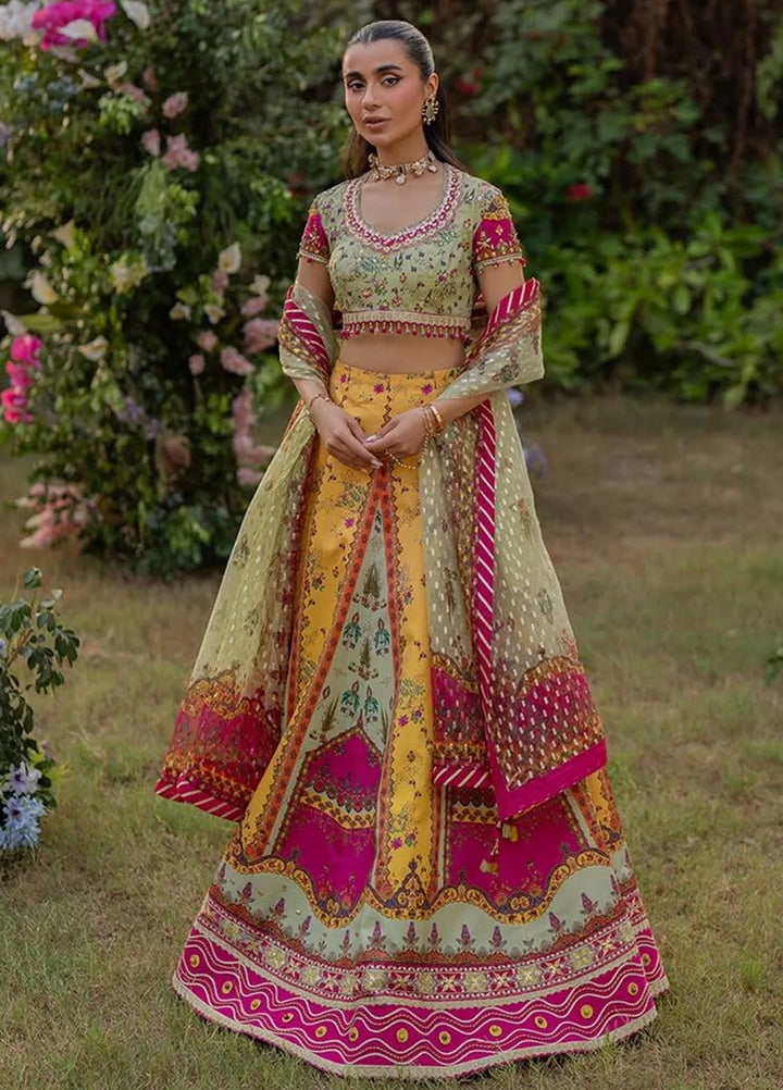 Qalamkar Embroidered Silk Suits Unstitched 3 Piece QLM24LS UA-08 LUNA - Luxury Collection