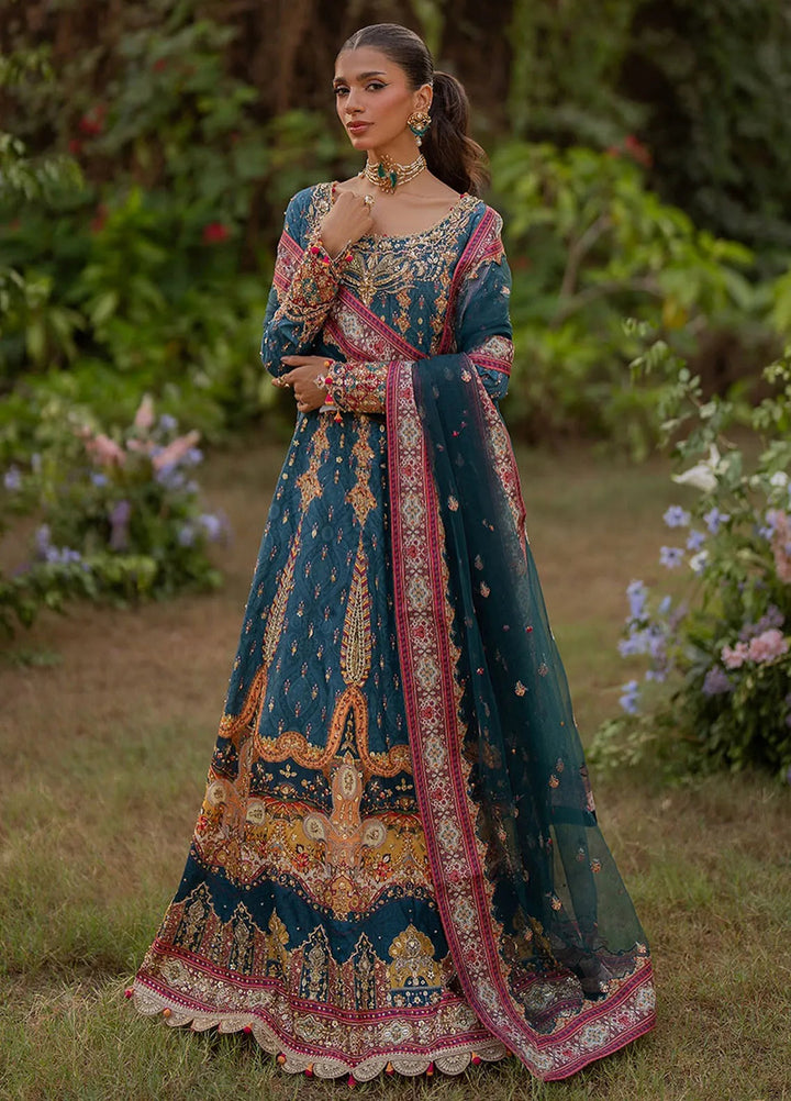 Qalamkar Embroidered Silk Suits Unstitched 3 Piece QLM24LS UA-09 TINA - Luxury Collection