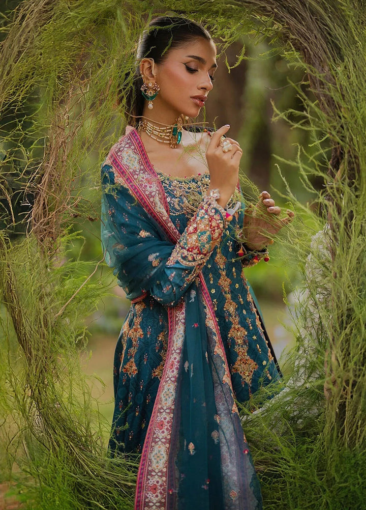 Qalamkar Embroidered Silk Suits Unstitched 3 Piece QLM24LS UA-09 TINA - Luxury Collection