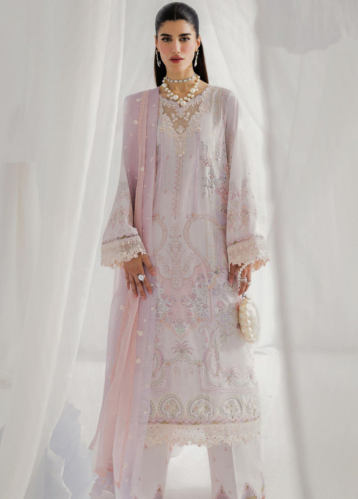 Qalamkar Embroidered Silk Suits Unstitched 3 Piece QLM25LS D-04 Marlene - Festive Collection