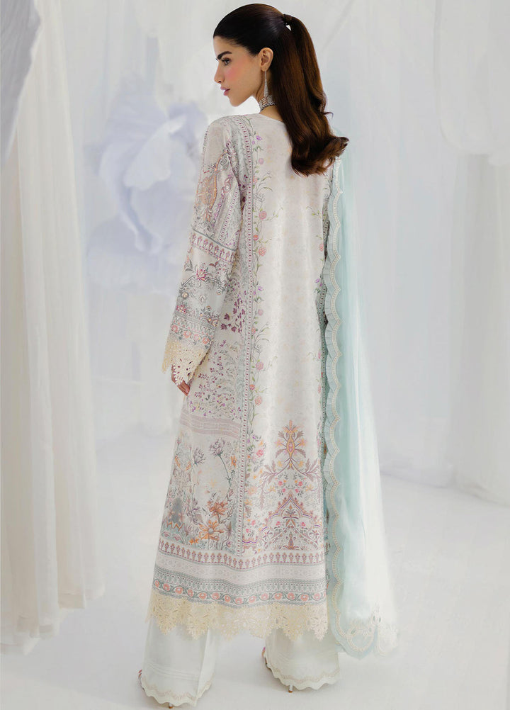 Qalamkar Embroidered Silk Suits Unstitched 3 Piece QLM25LS D-06 Nele - Festive Collection