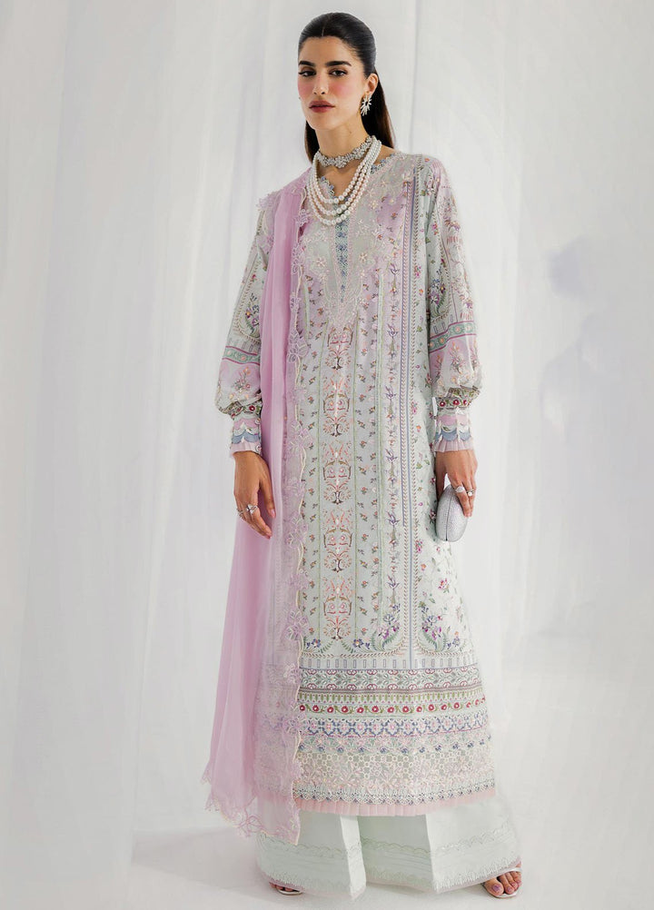 Qalamkar Embroidered Silk Suits Unstitched 3 Piece QLM25LS D-07 Ida - Festive Collection