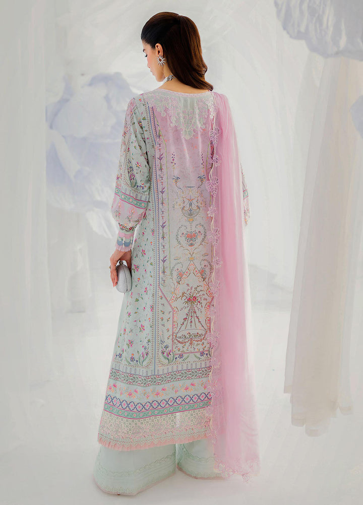 Qalamkar Embroidered Silk Suits Unstitched 3 Piece QLM25LS D-07 Ida - Festive Collection