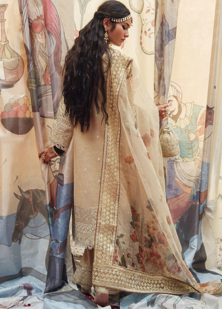 Qalamkar Embroidered Organza Suits Unstitched 3 Piece QLM21F 03 - Festive Collection