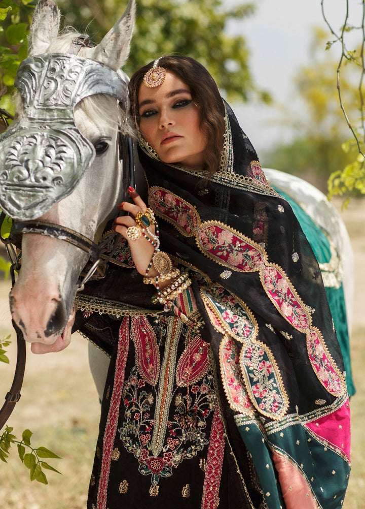 Qalamkar Embroidered Cotton Silk Suits Unstitched 3 Piece QLM21F 04 - Festive Collection