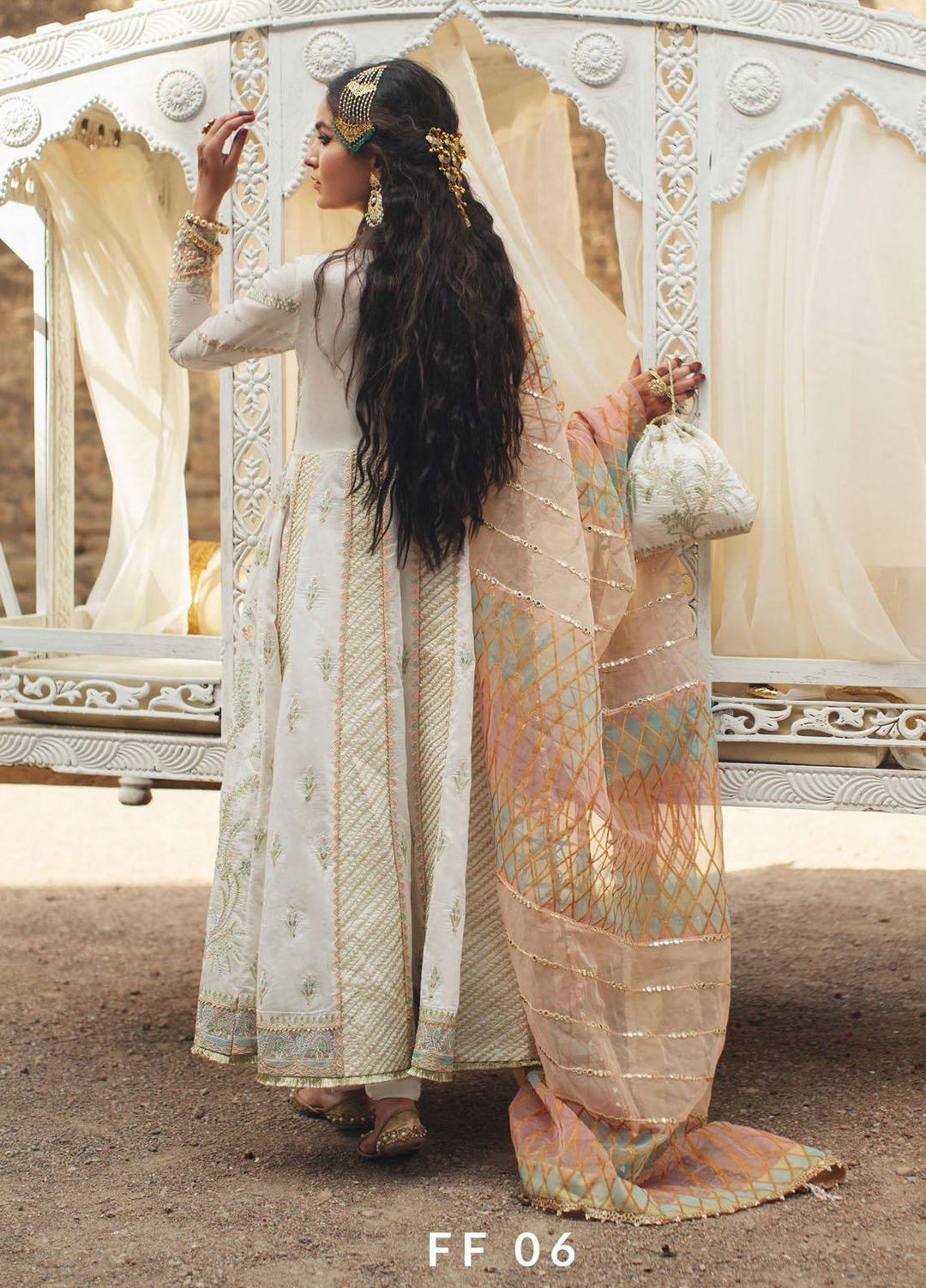 Qalamkar Embroidered Doria Suits Unstitched 3 Piece QLM21F 06 - Festive Collection