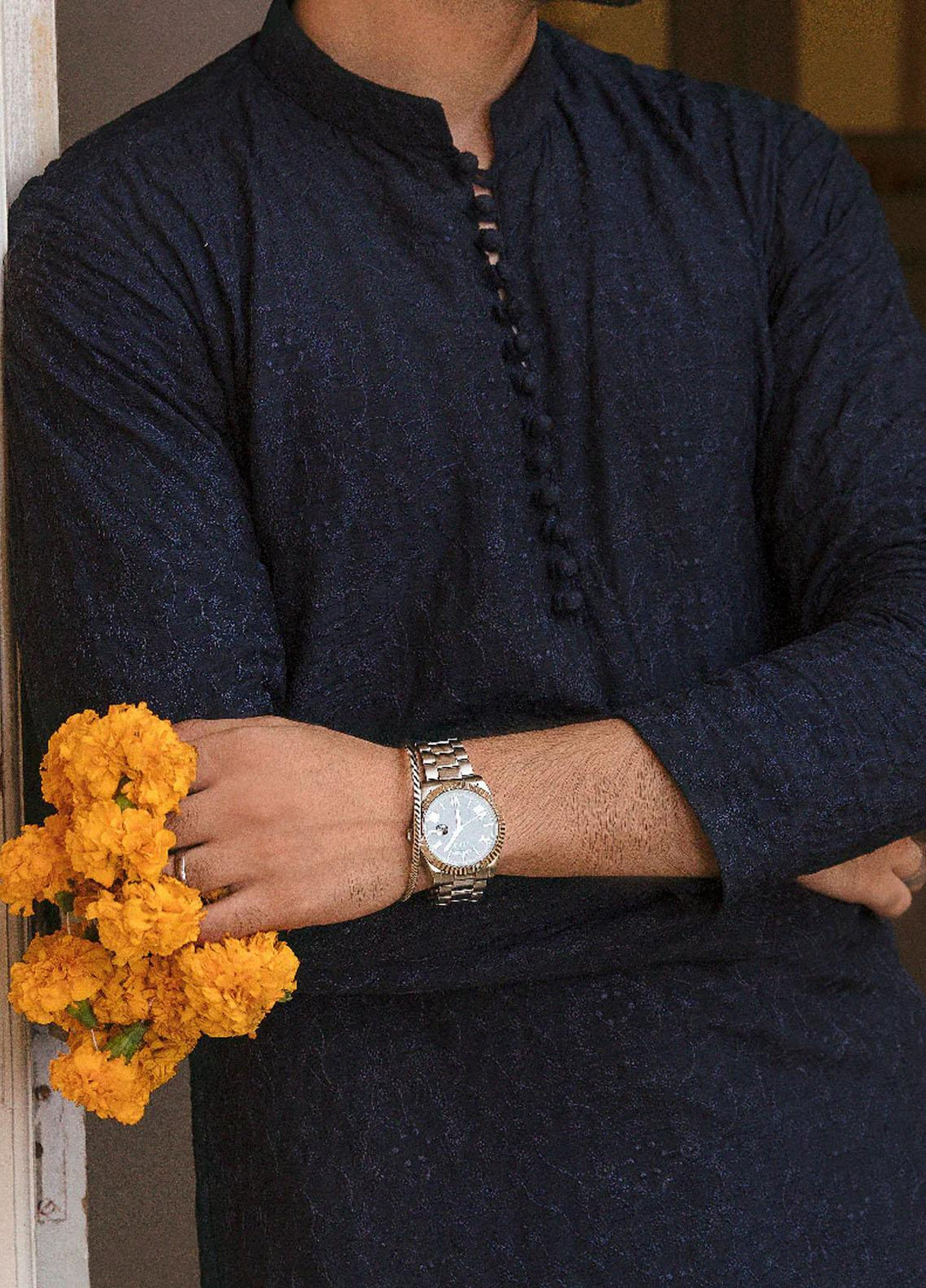 Qalamkar  Festive Kurta Pajama for Men -  QL22KHM MK-03