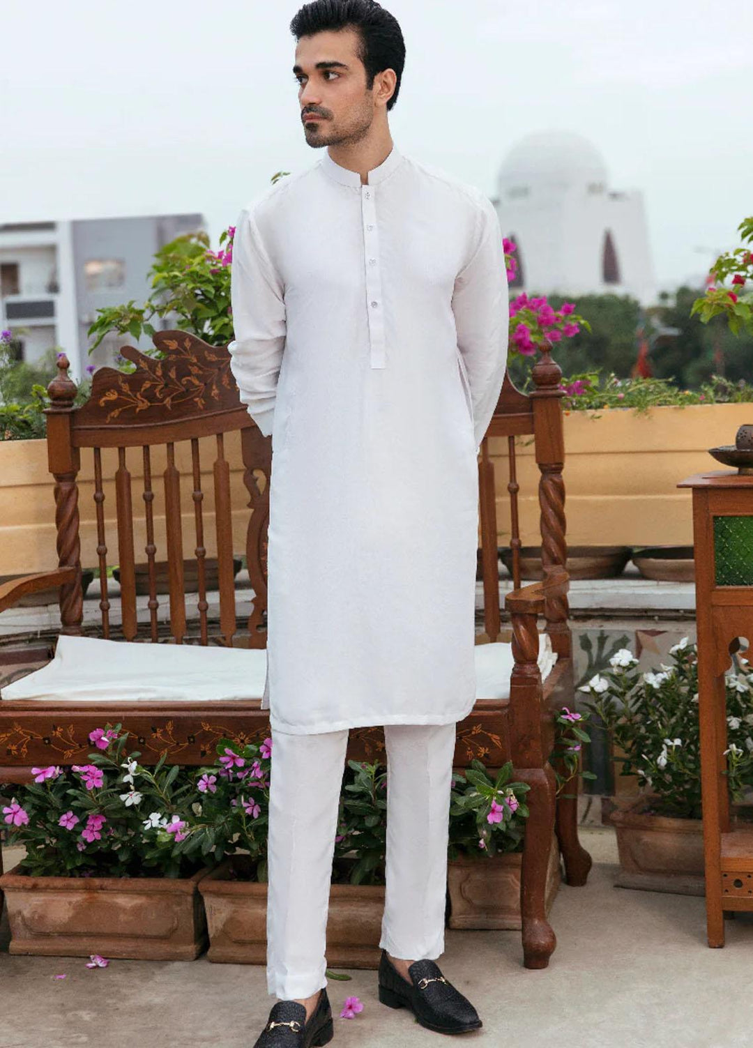 Qalamkar  Festive Kurta Pajama for Men -  QL22KHM MK-04