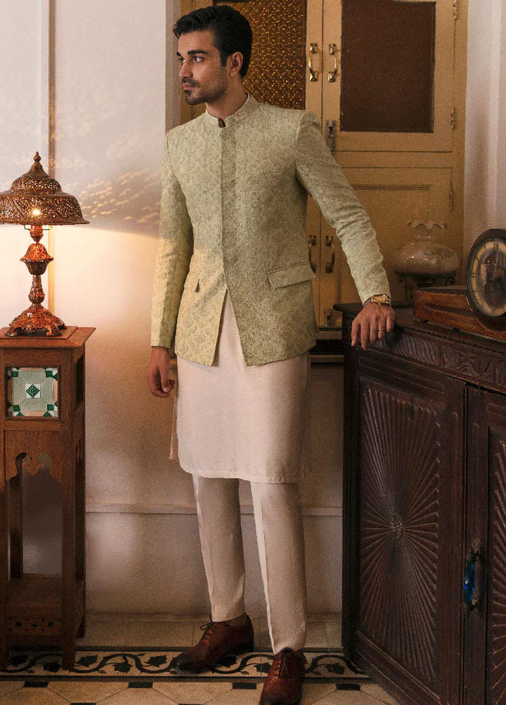 Qalamkar  Festive Coat for Men -  QL22KHM MKC-06 COAT