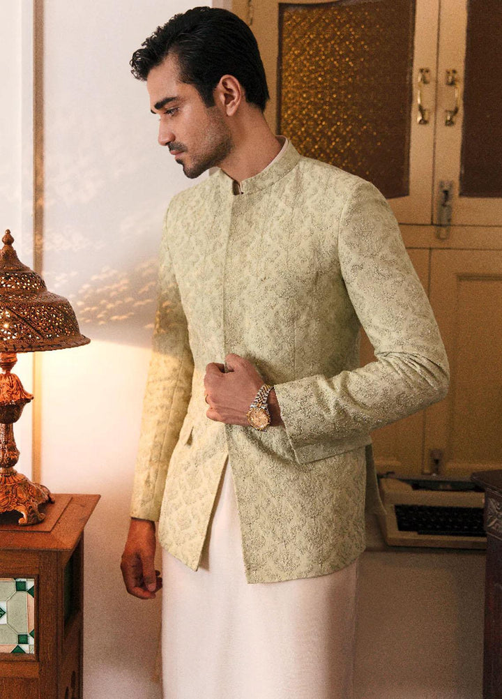 Qalamkar  Festive Coat for Men -  QL22KHM MKC-06 COAT