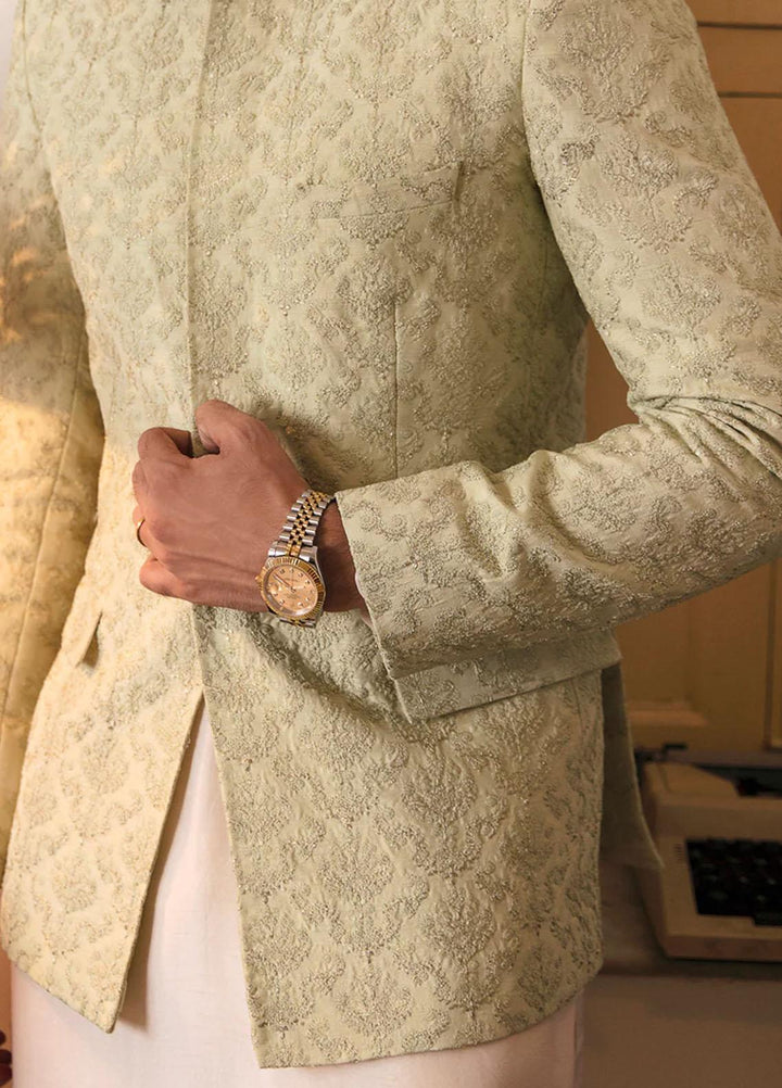 Qalamkar  Festive Coat for Men -  QL22KHM MKC-06 COAT