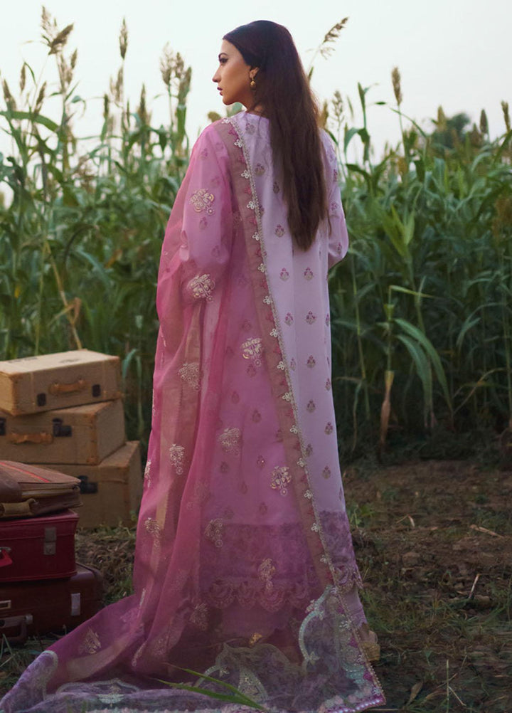 Qalamkar Embroidered Lawn Suits Unstitched 3 Piece QLM21LF FX-05 - Luxury Collection