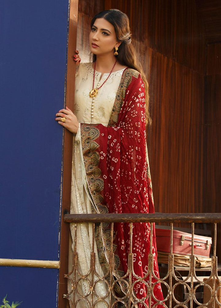 Qalamkar Embroidered Lawn Suits Unstitched 3 Piece QLM21LF FX-07 - Luxury Collection