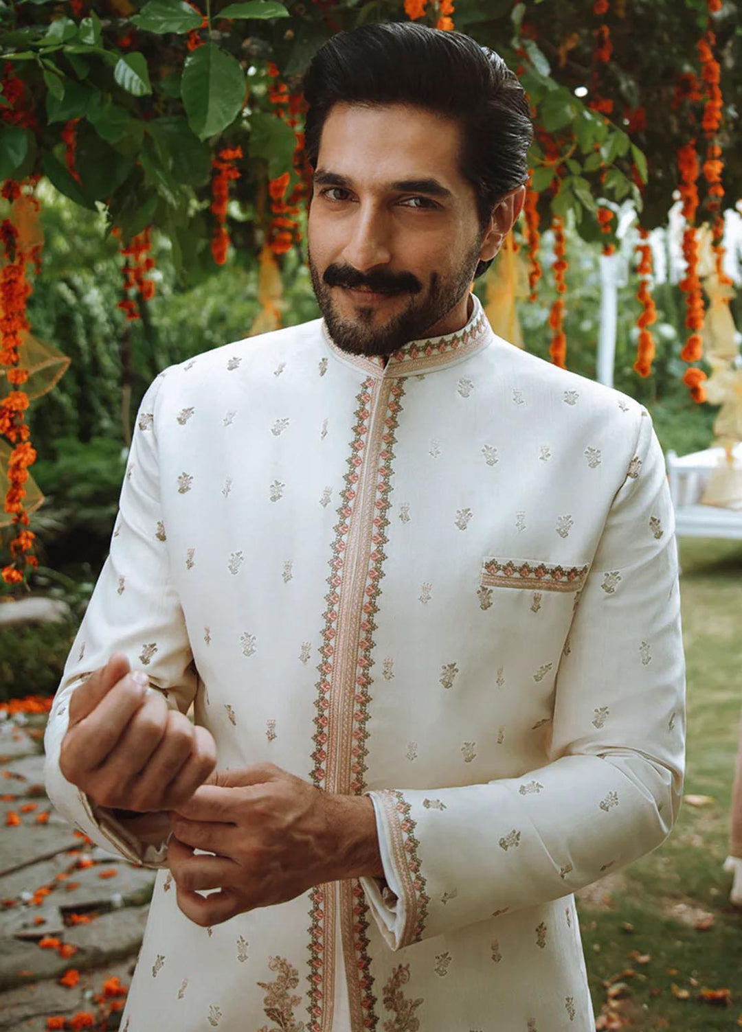 Qalamkar  Festive Coat for Men -  QL22MW COAT MWC-07