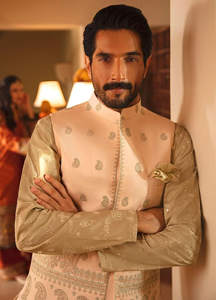 Qalamkar  Festive Waistcoat for Men -  QL22MW WAISTCOAT MWW-06