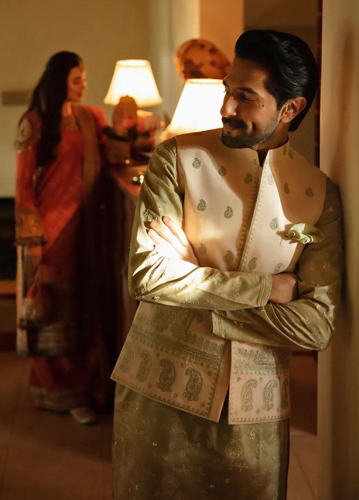 Qalamkar  Festive Waistcoat for Men -  QL22MW WAISTCOAT MWW-06