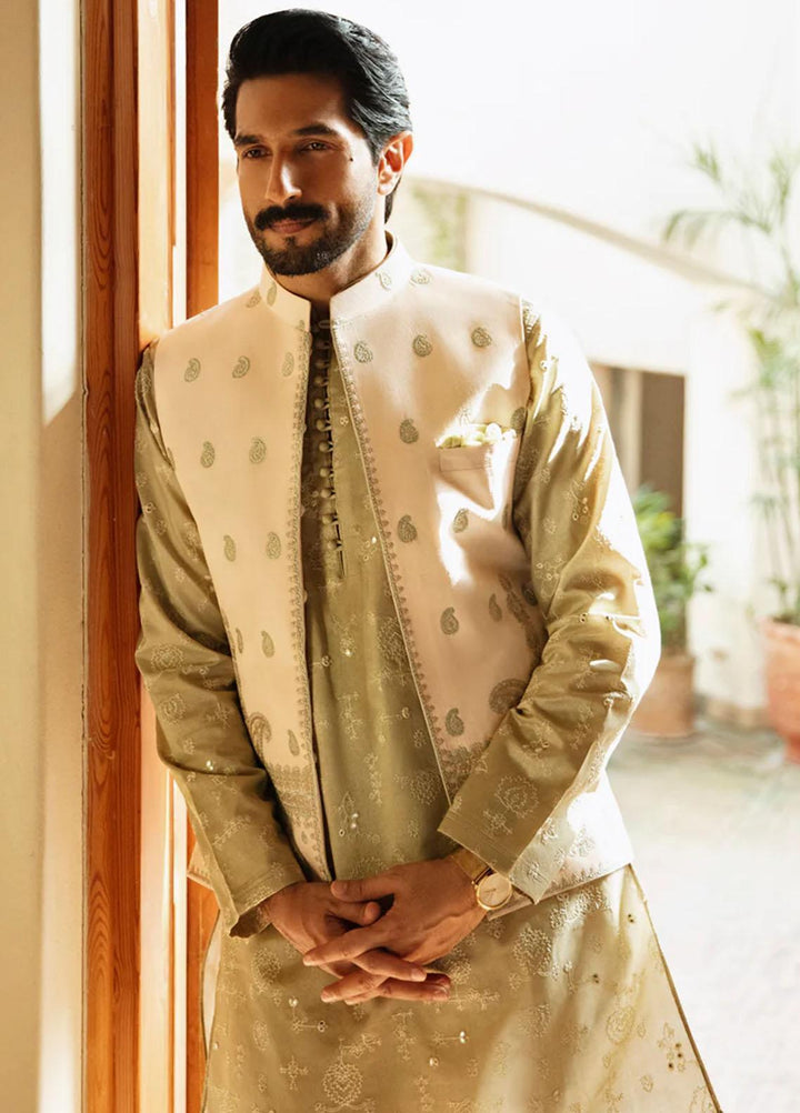 Qalamkar  Festive Waistcoat for Men -  QL22MW WAISTCOAT MWW-06