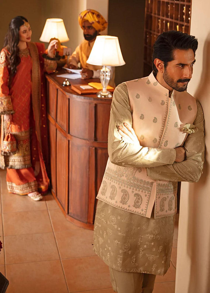 Qalamkar  Festive Waistcoat for Men -  QL22MW WAISTCOAT MWW-06