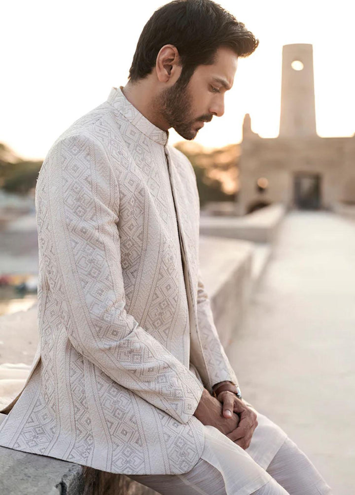 Qalamkar  Festive Coat for Men -  QL22ME COAT MEC-08