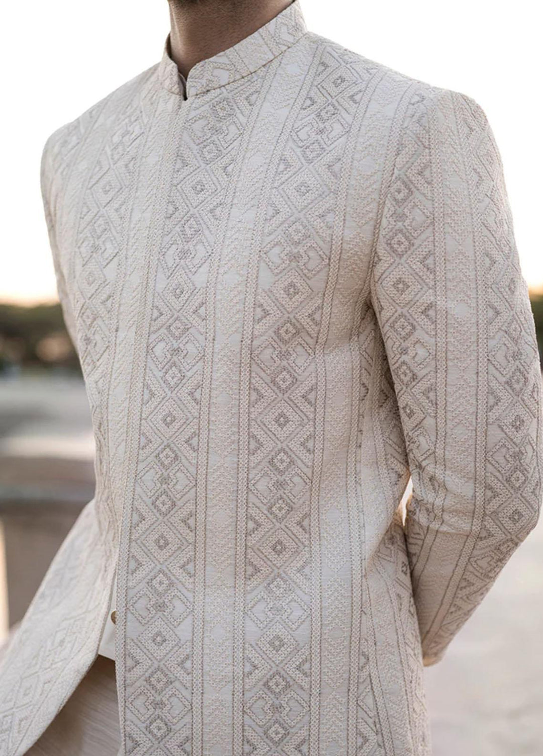 Qalamkar  Festive Coat for Men -  QL22ME COAT MEC-08