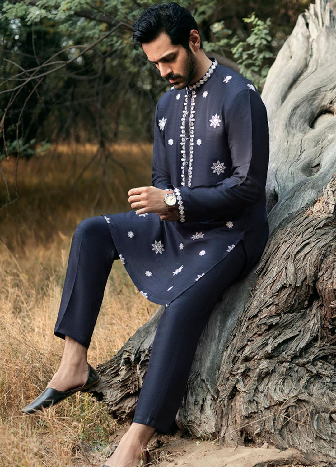 Qalamkar  Festive Kurta Pajama for Men -  QL22ME ME-02