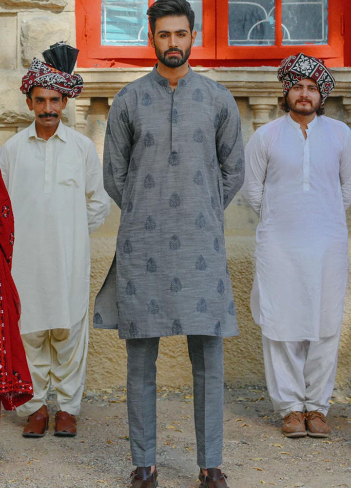 Qalamkar  Festive Kurta Pajama for Men -  QL22WM G-03