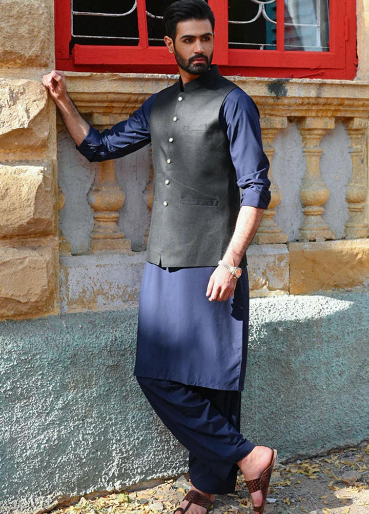 Qalamkar  Festive Waistcoat for Men -  QL22WM GW-07 WAISTCOAT