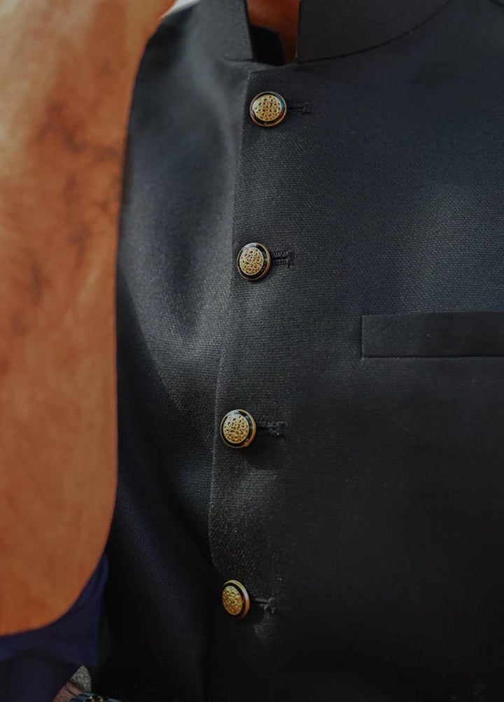 Qalamkar  Festive Waistcoat for Men -  QL22WM GW-07 WAISTCOAT