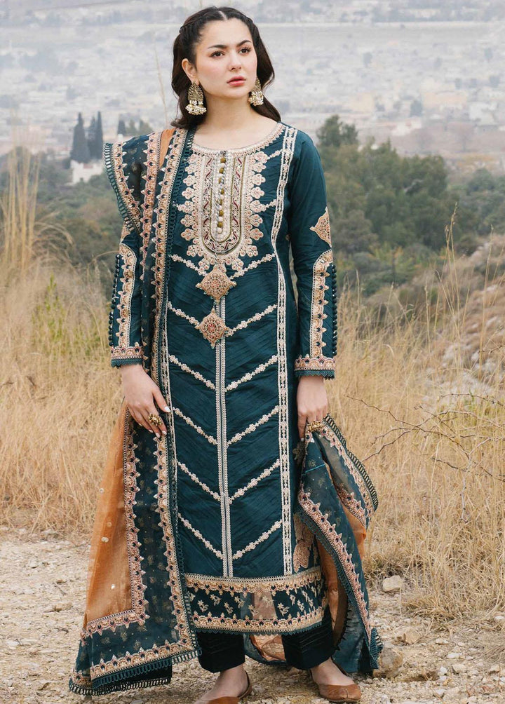 Marahil By Qalamkar Embroidered Lawn Suits Unstitched 3 Piece QLM22M SS-02 Rawa - Luxury Collection