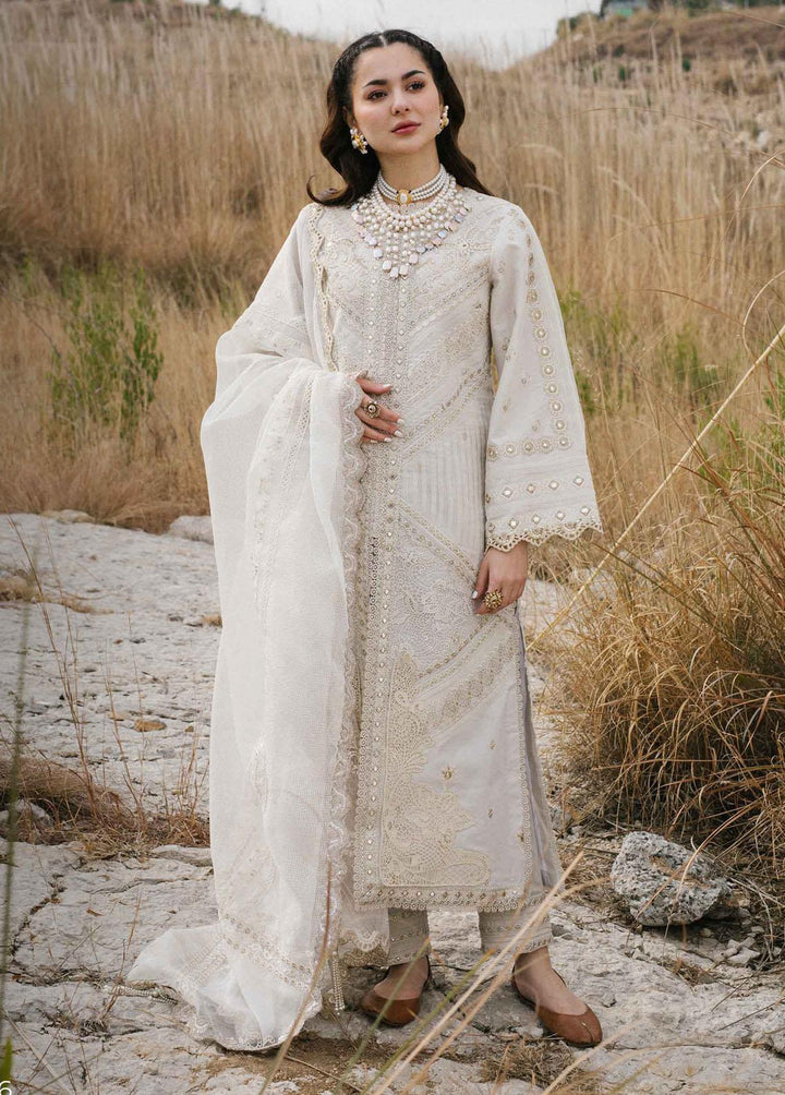 Marahil By Qalamkar Embroidered Lawn Suits Unstitched 3 Piece QLM22M SS-06 Alif - Luxury Collection