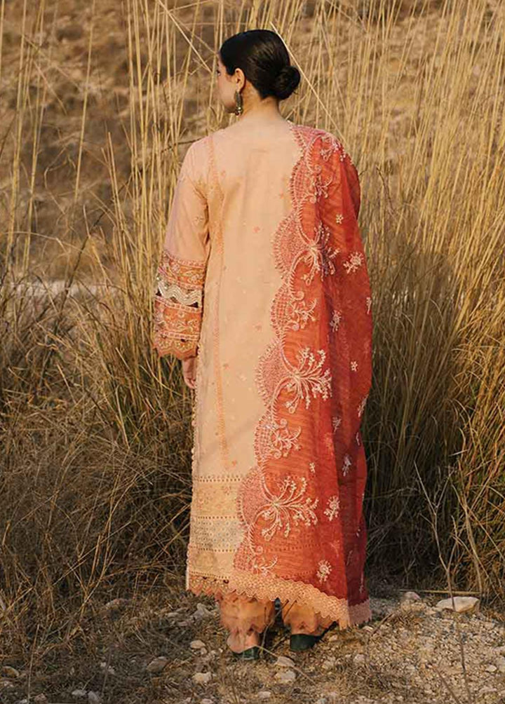 Marahil By Qalamkar Embroidered Lawn Suits Unstitched 3 Piece QLM22M SS-08 Sefa - Luxury Collection