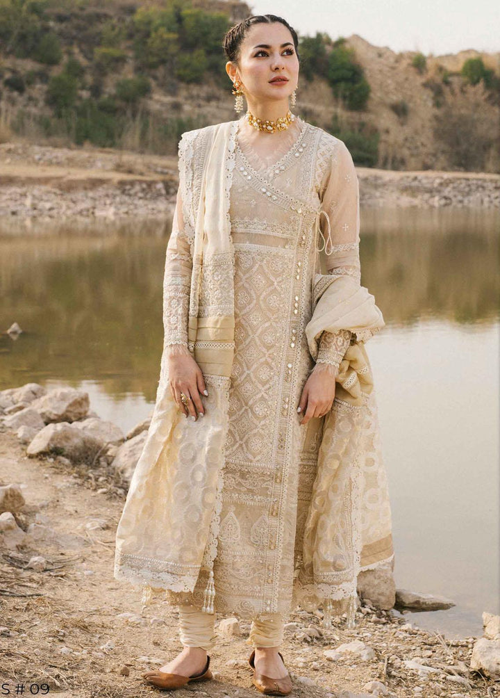 Marahil By Qalamkar Embroidered Lawn Suits Unstitched 3 Piece QLM22M SS-09 Daneen - Luxury Collection