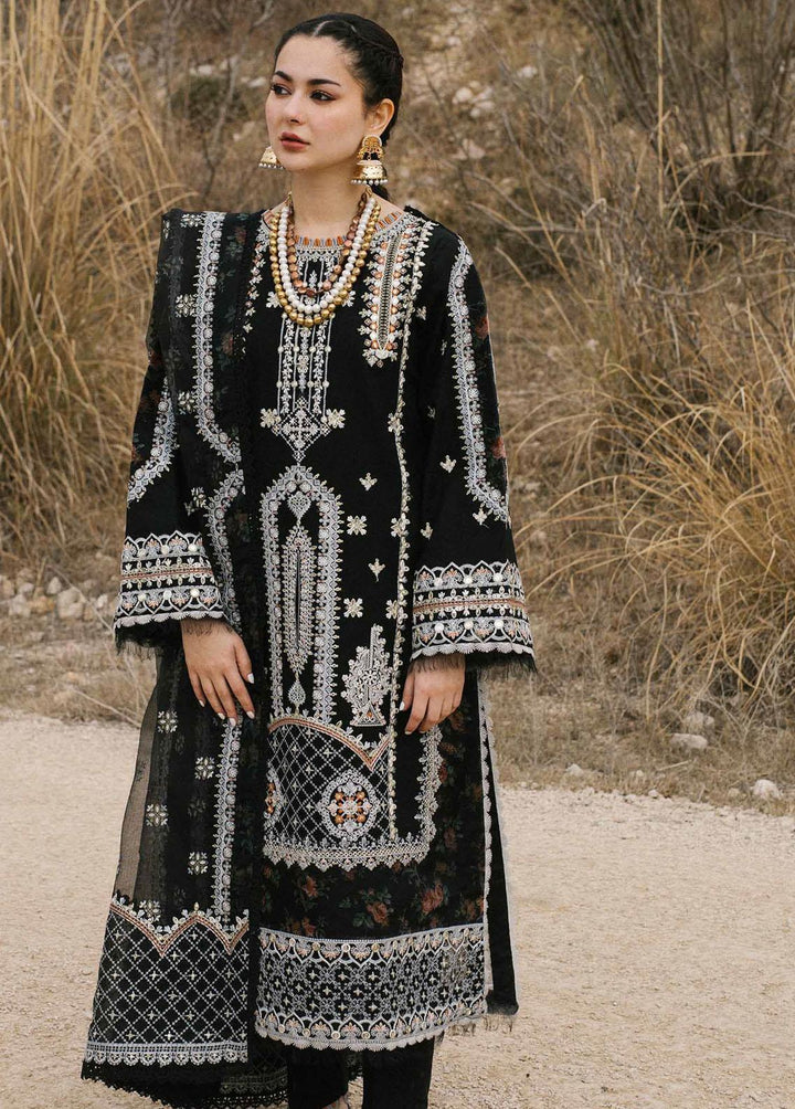 Marahil By Qalamkar Embroidered Lawn Suits Unstitched 3 Piece QLM22M SS-11 Eira - Luxury Collection